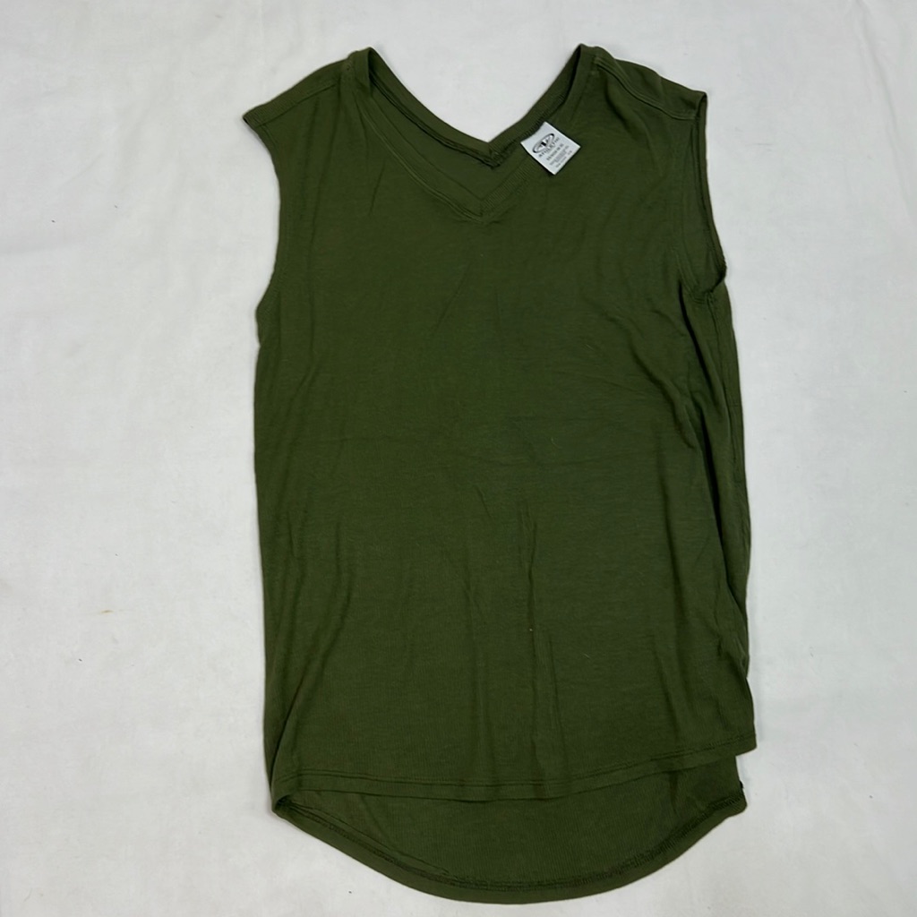 #2111 Athletic Works Green Stretchy Women’s Tank Top | Size: Xs